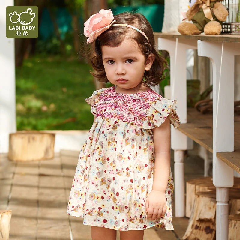 Labi Baby Flower Dress for Girls: The Perfect Summer Floral Dress